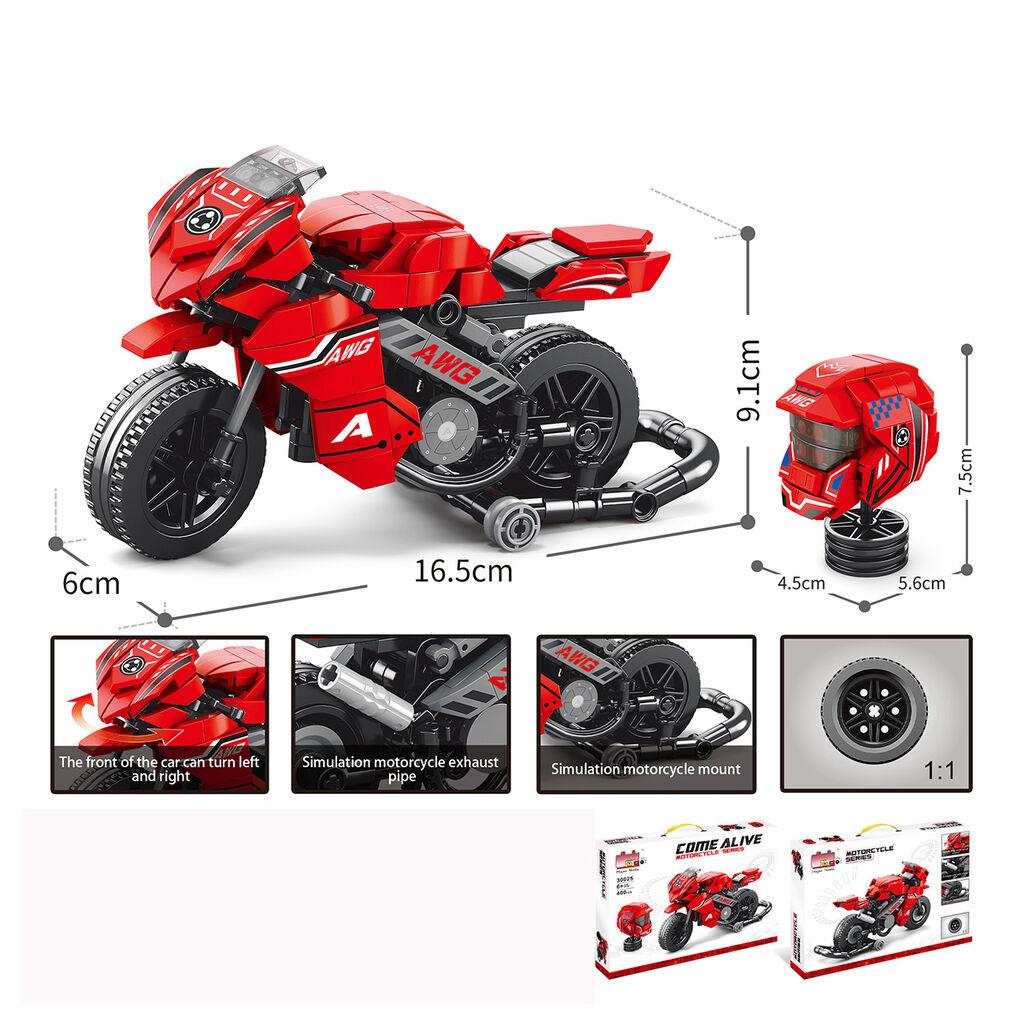 Set za gradnju Crveni motor, 400 komada