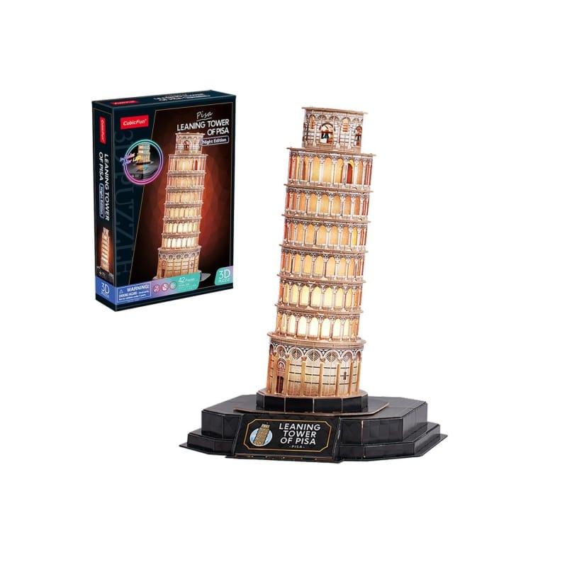 Cubic fun Slagalica Leaning Tower Of Pisa Night Edition L535H, 26 Dela