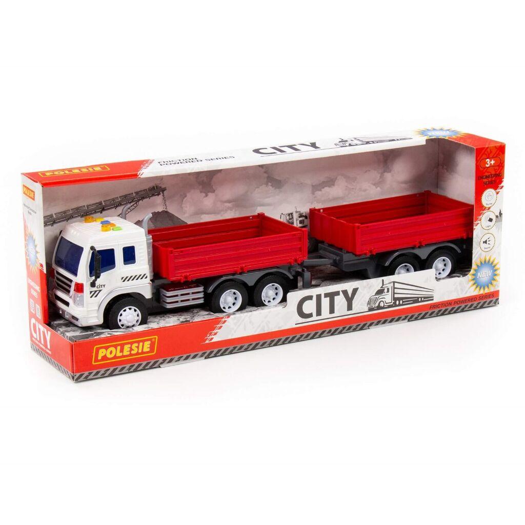 Polesie City kamion sa prikolicom, Belo-crveni