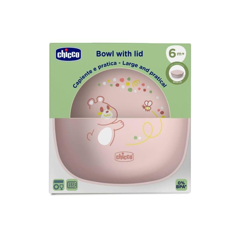 Chicco Zdjelica s poklopcem, 6m+, Roze