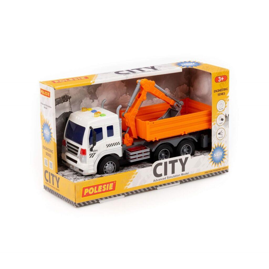 Polesie City kamion utovarivač, Belo-narandžasti