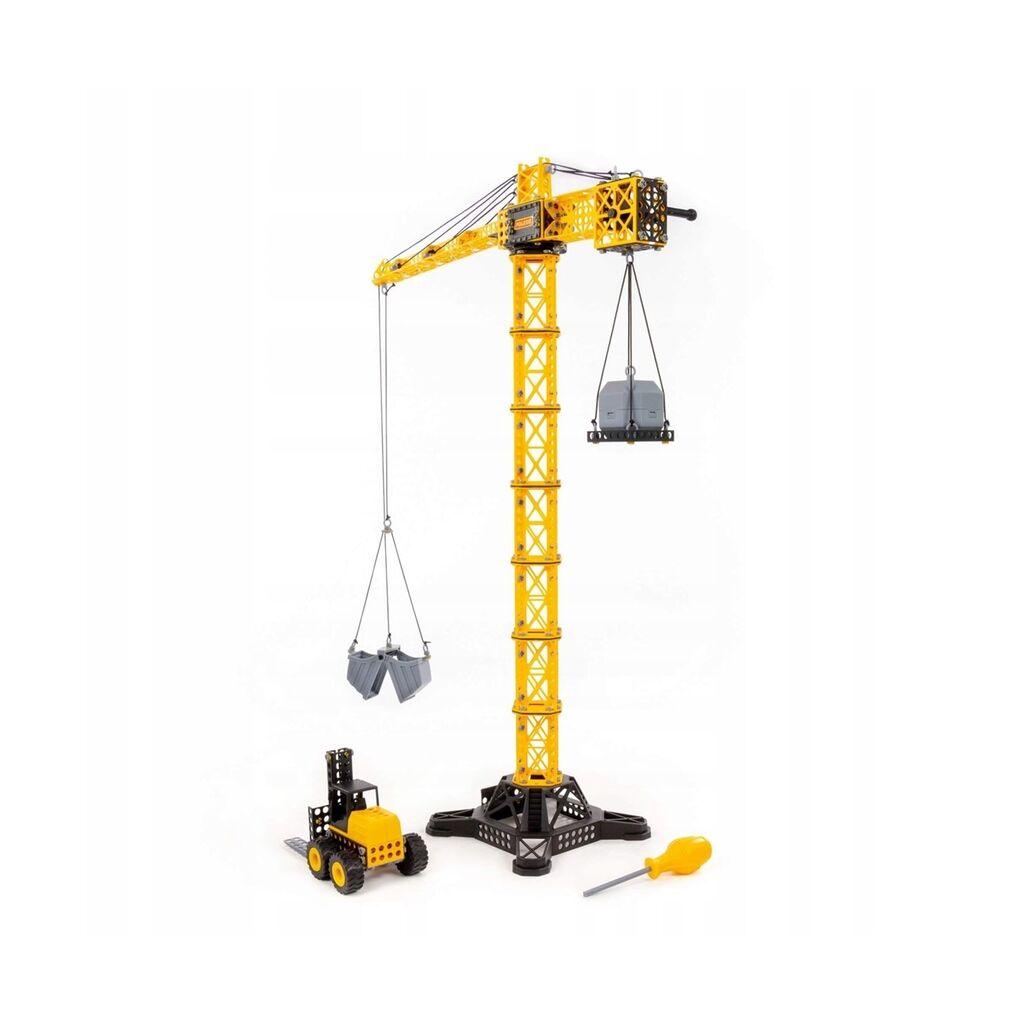 Polesie Jumbo Kran set, Žuta