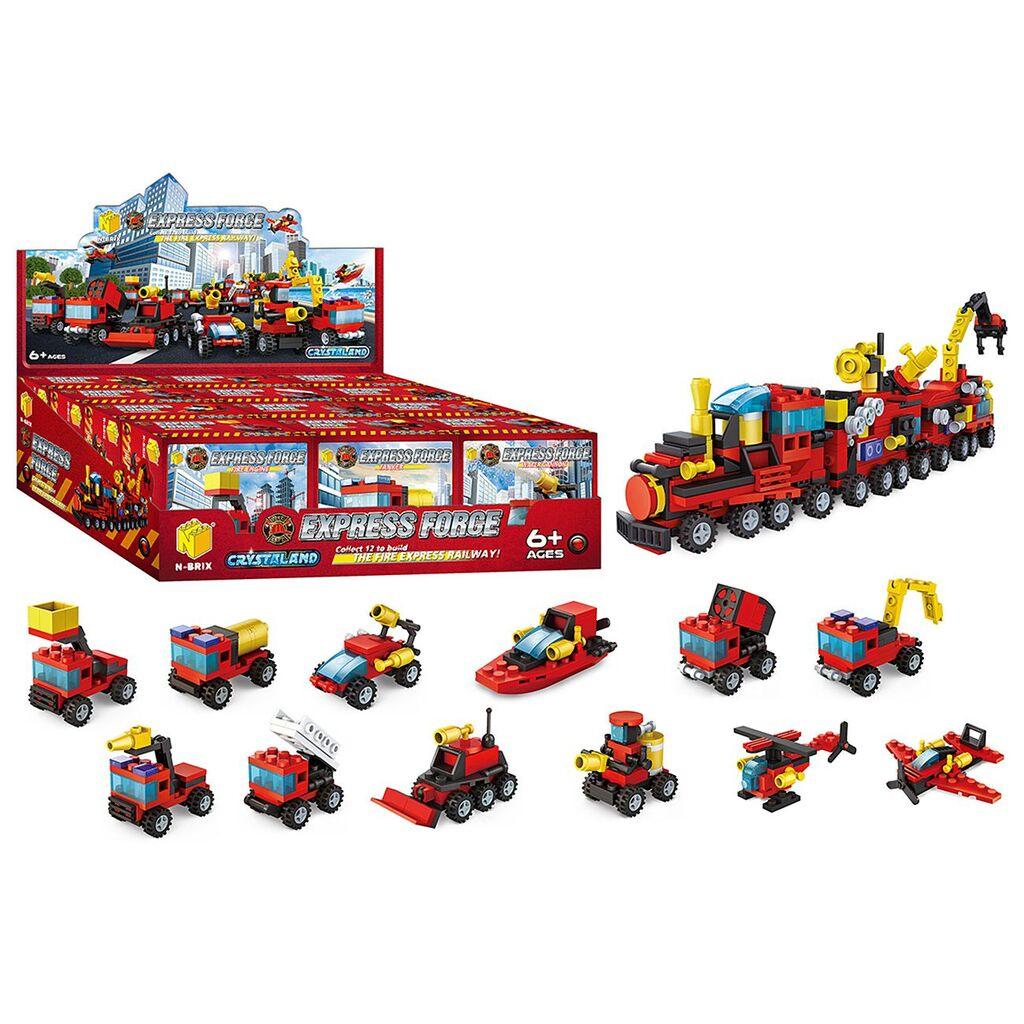 Denis Crystaland, Kocke vatrogasna vozila, 12 komada u pakovanju