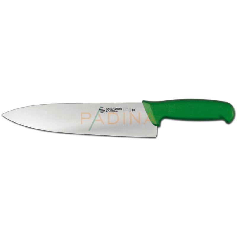Nož kuharski 24 cm zelena drška