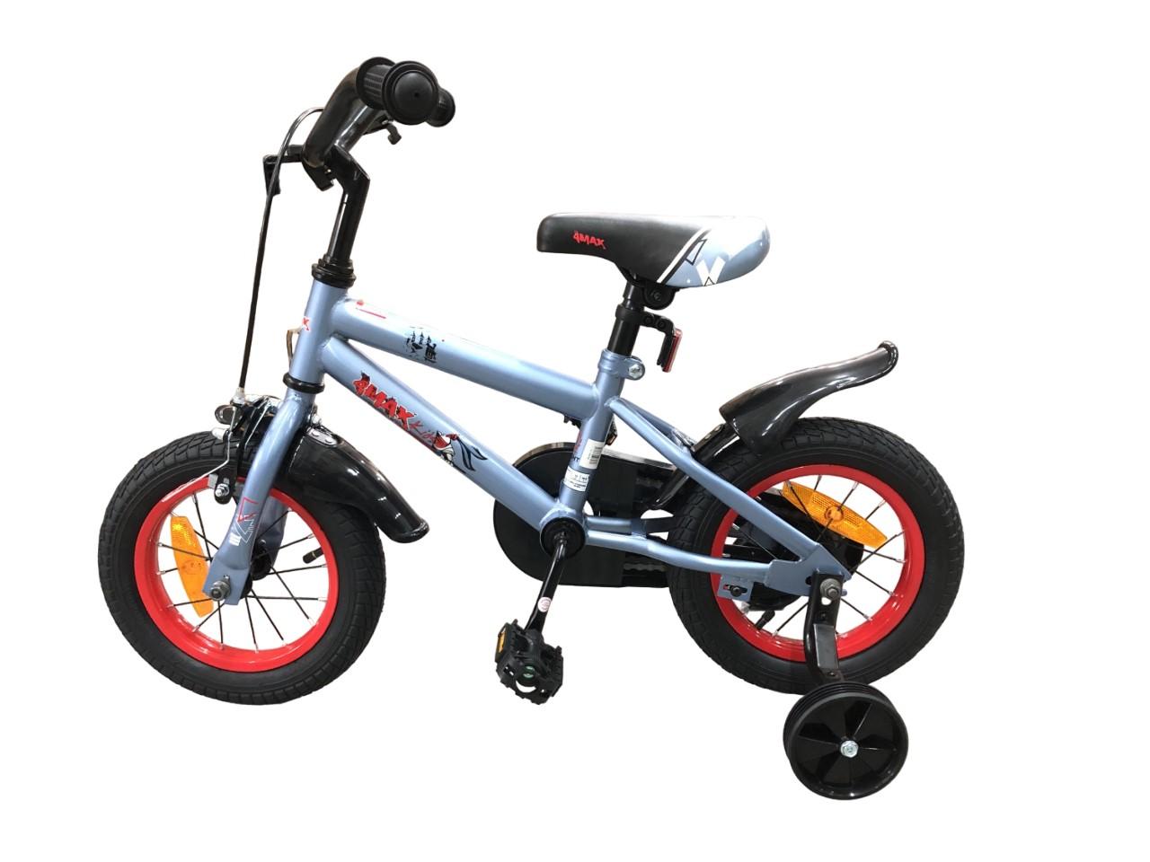 4MAX Bicikl za djecu JK2212006, 12", Sivi