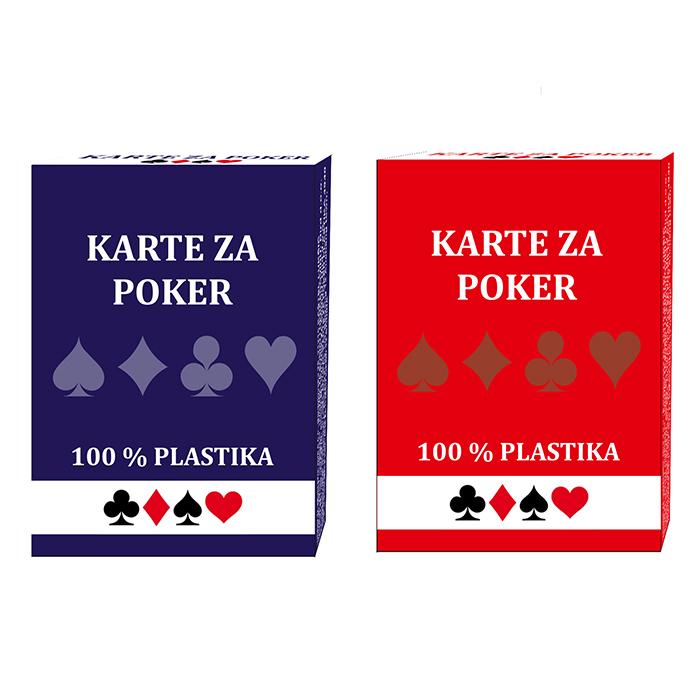 Igračka karte za poker plastične 4940