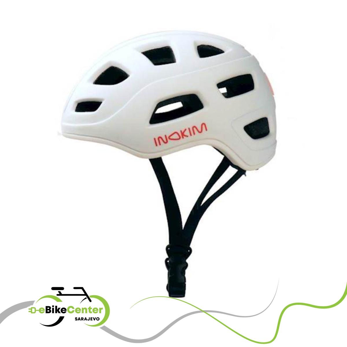 Kaciga INOKIM sa LED svjetlom WHITE L (58 - 62 cm)