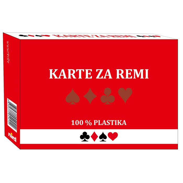 Igračka karte za remi plastične 4602
