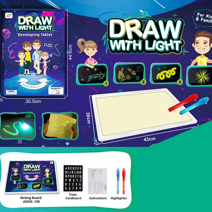 Ploča za pisanje Glow in Dark Igr GQS218673/YM811A