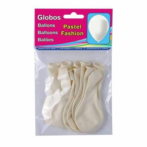 Baloni za puhanje, 10 komada, Bijeli