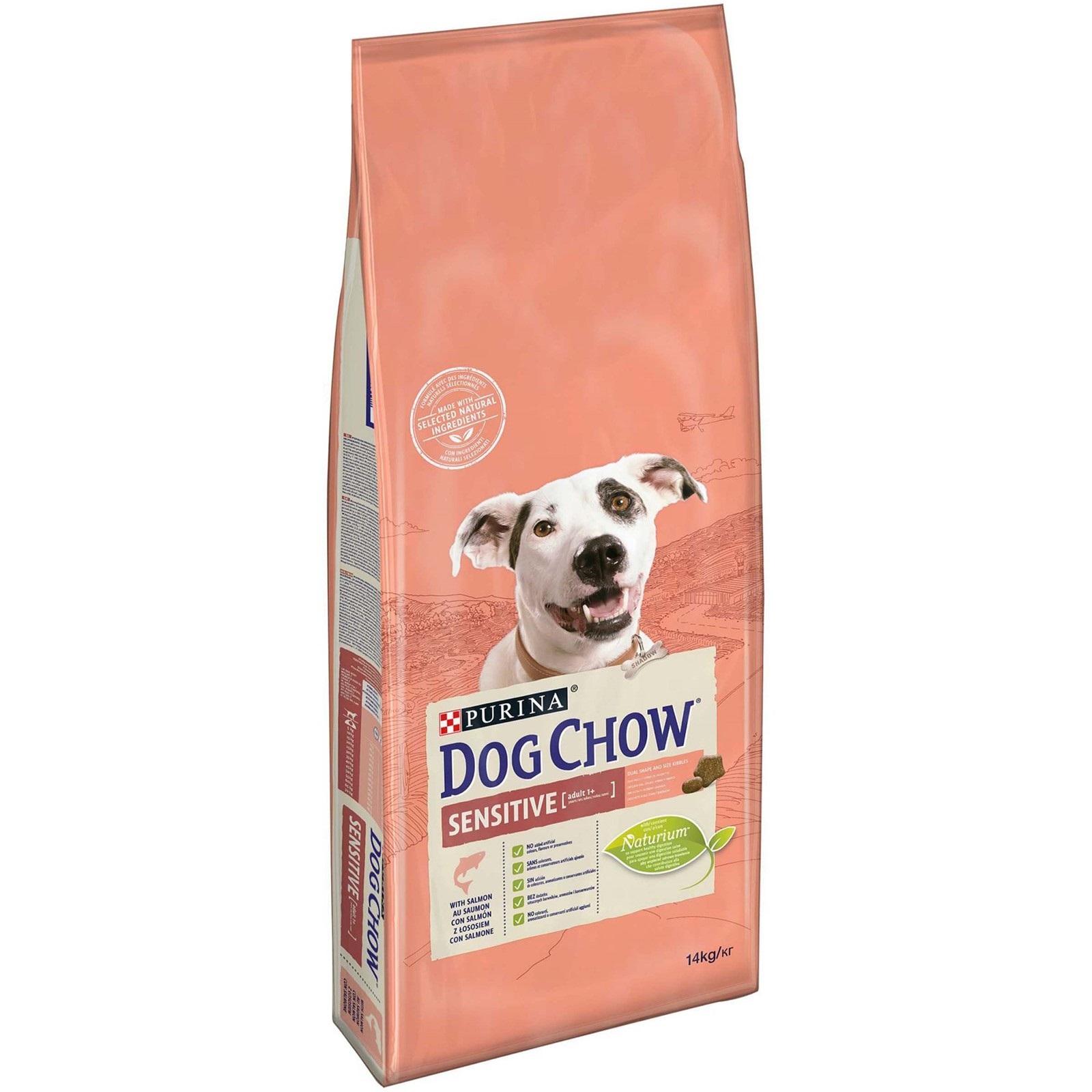 PURINA suha hrana za pse Dog Chow Adult All Sensitive s lososom 14 kg