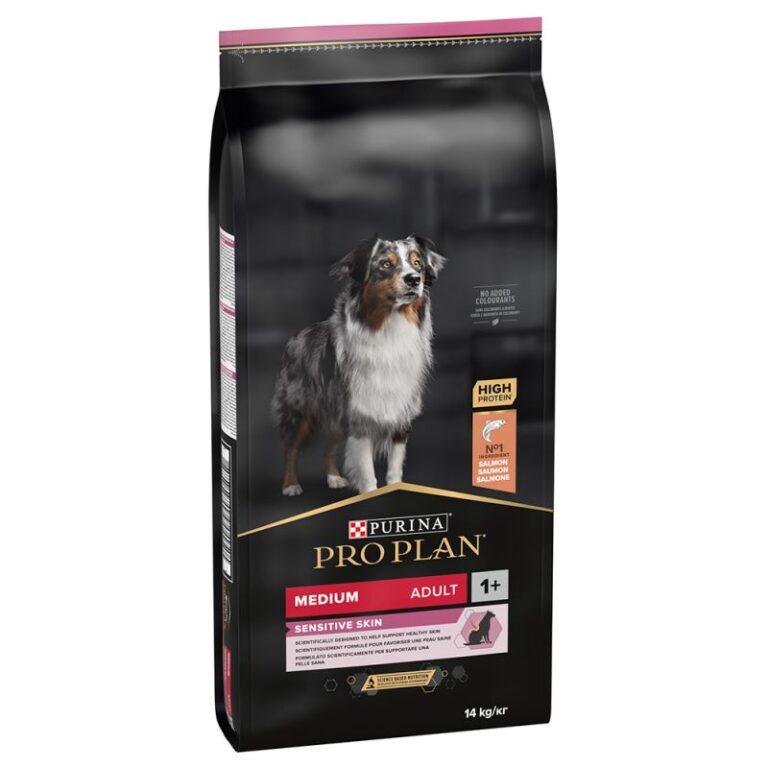 PURINA PRO PLAN Suva hrana za odrasle pse srednje veličine sa osjetljivom kožom s okusom lososa 14kg