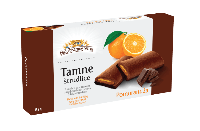 Blago Bisernog Ostrva Tamna štrudla narandža, 135 g