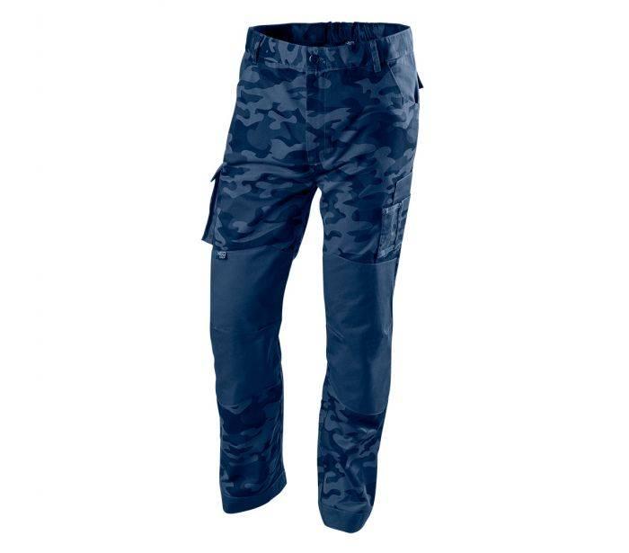 Neo Tools Radne hlače Camo Navy 81-223, Plave