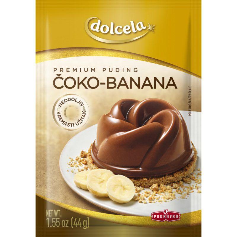 Podravka Dolcela Puding čoko-banana, 44g