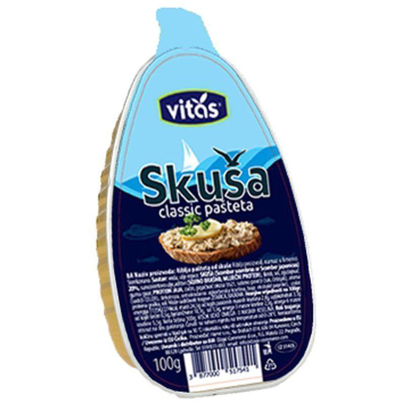 Vitas Pašteta od skuše classic, 100g