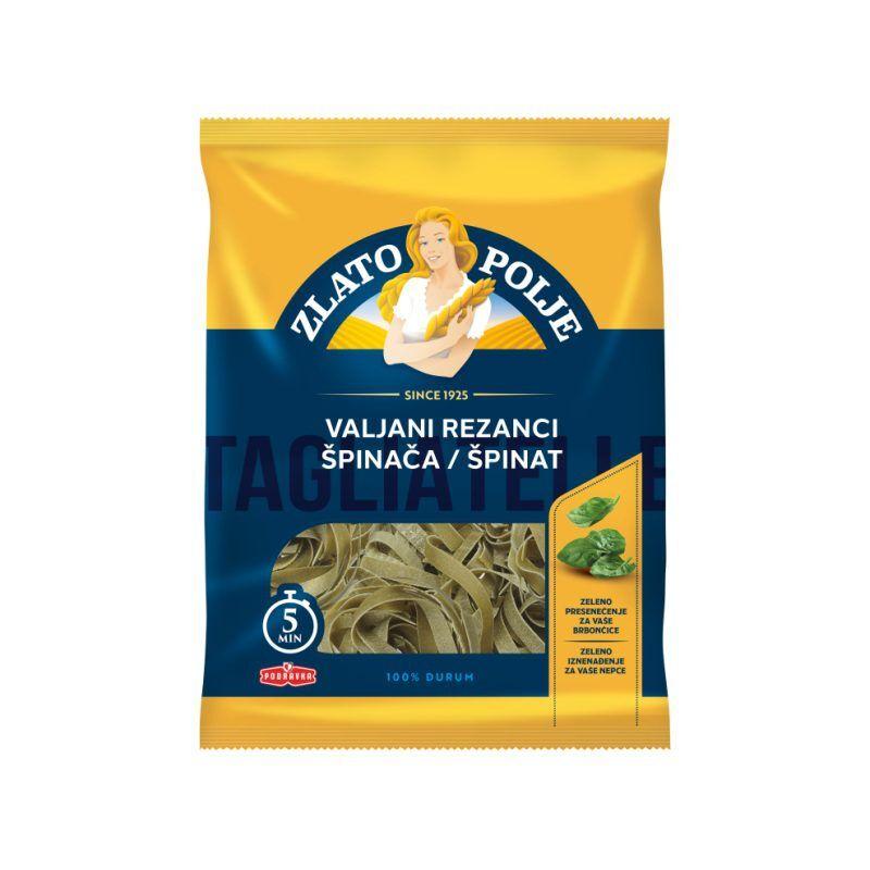 Podravka Tjestenina Špinatni Rezanci, 400g