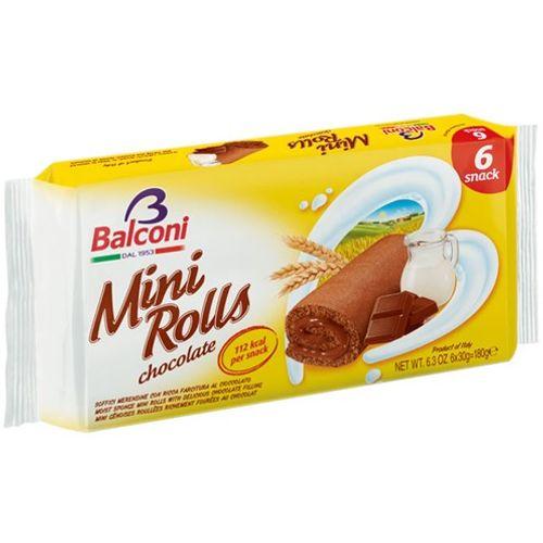 Balconi Mini Rolls čokolada, 6 Komada x 180 g