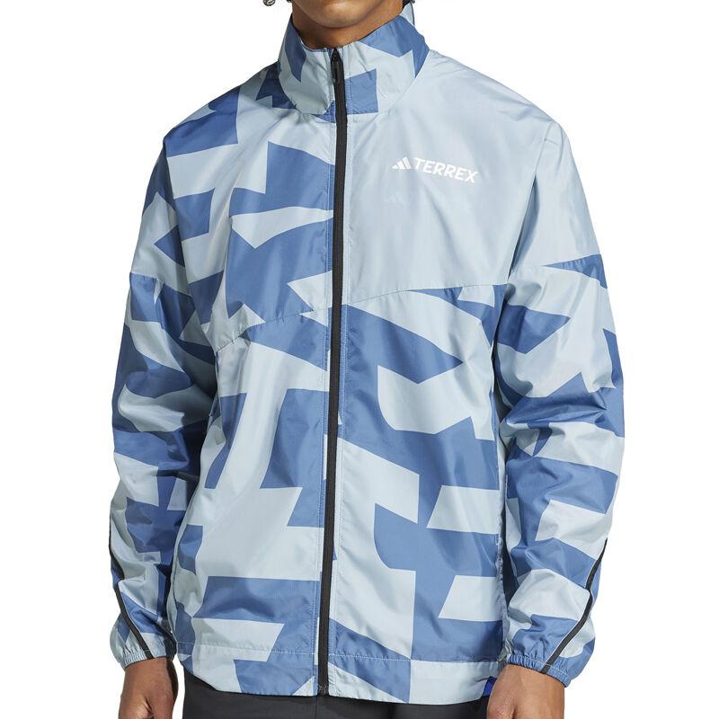 Adidas Muška zimska jakna MT Print Wind J, Plava