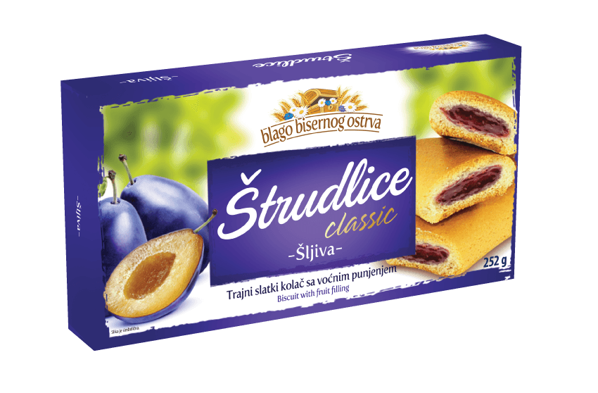 Blago Bisernog Ostrva Štrudla šljiva, 252 g