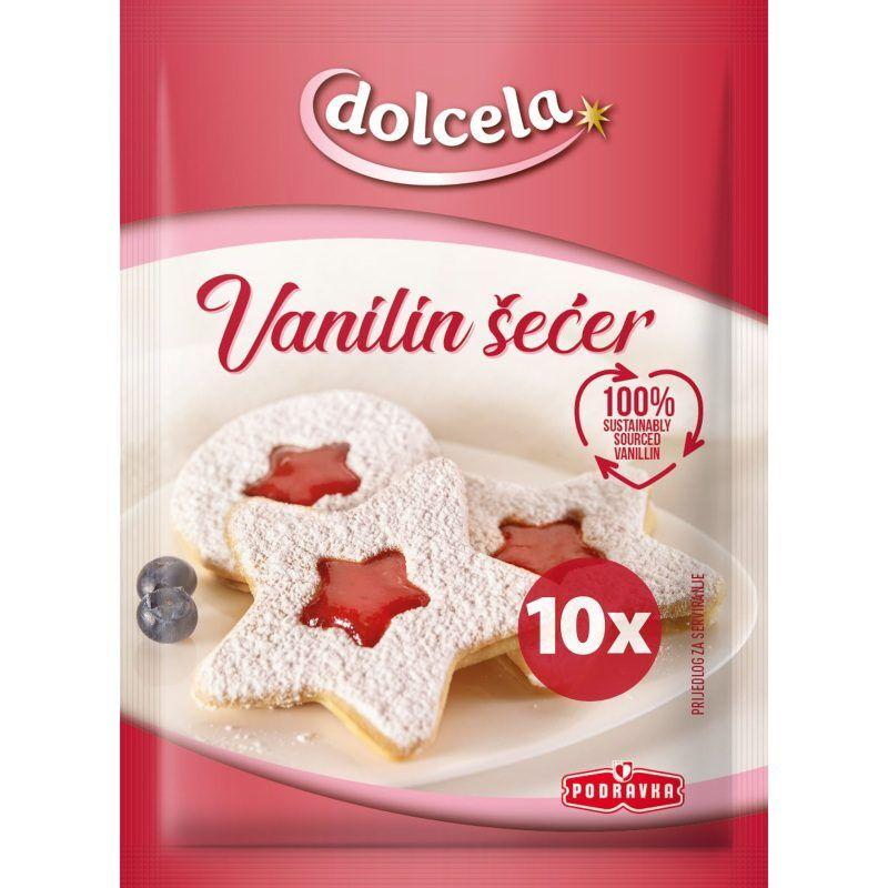 Podravka Vanilin šećer Dolcela, 8g, 10pak
