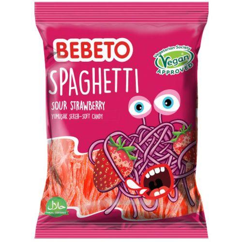 Bebeto Gumene Špagete Jagoda, 80g