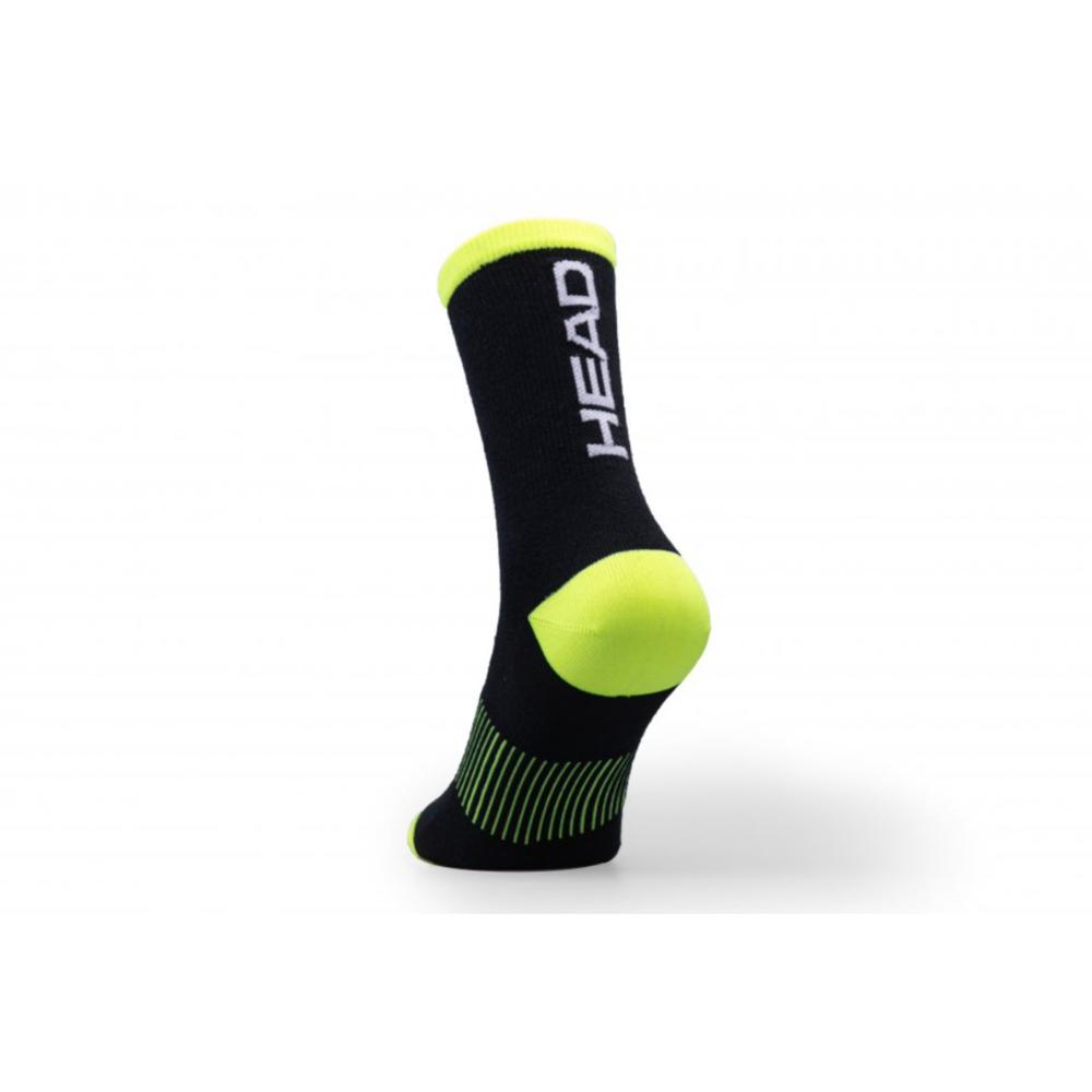 Head Sportske čarape Bike Long HA701, Crno-Svijetlozelene