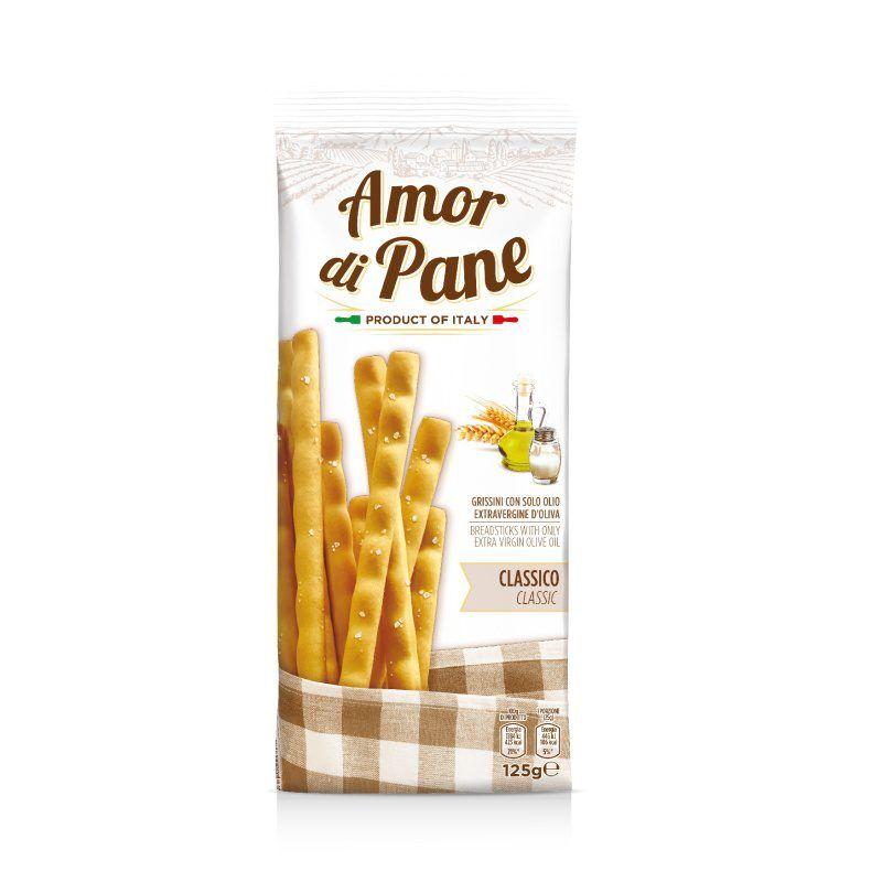Amor Di Pane Grisini slani, 125 g