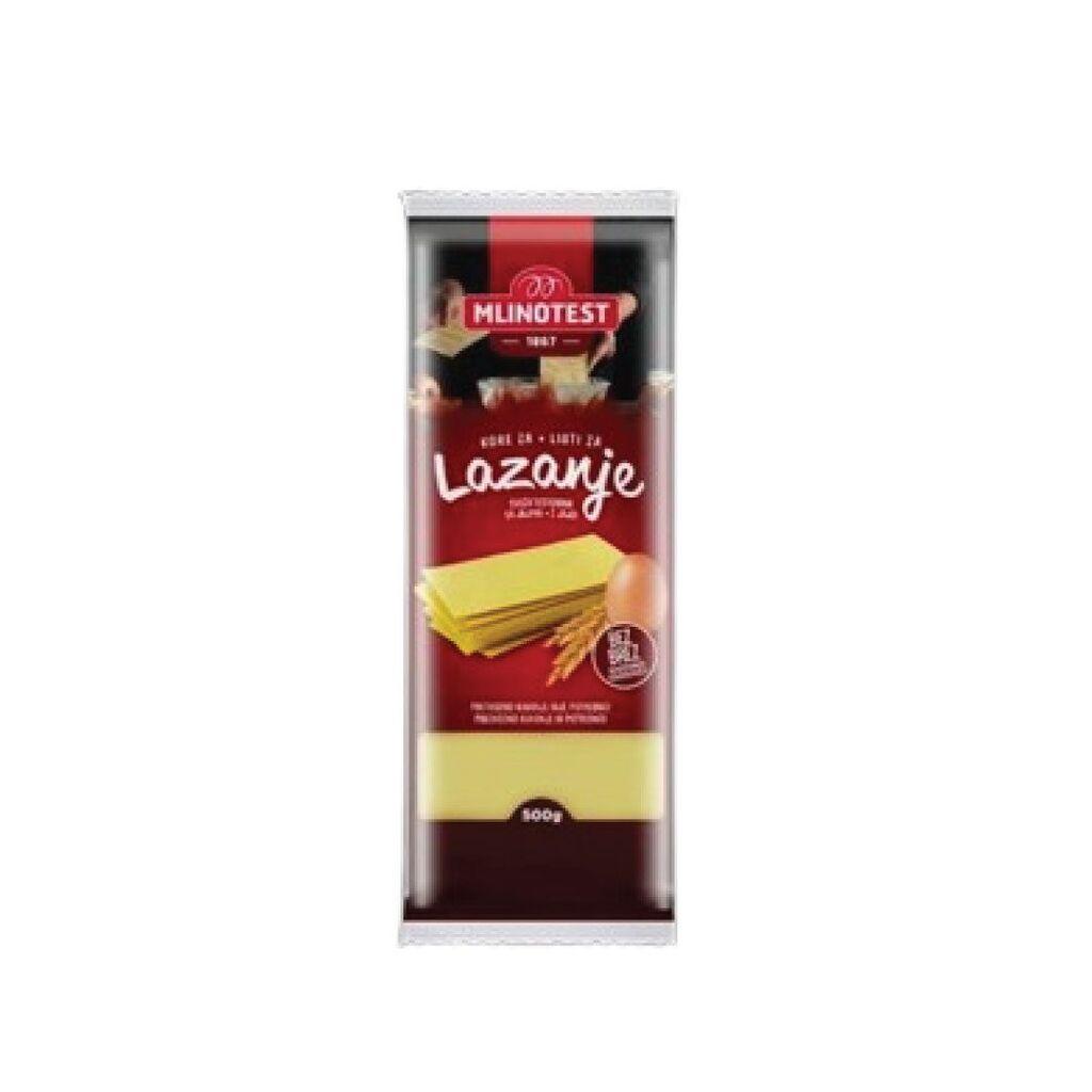 Mlinotest Kore za lazanje svježe, 500 g