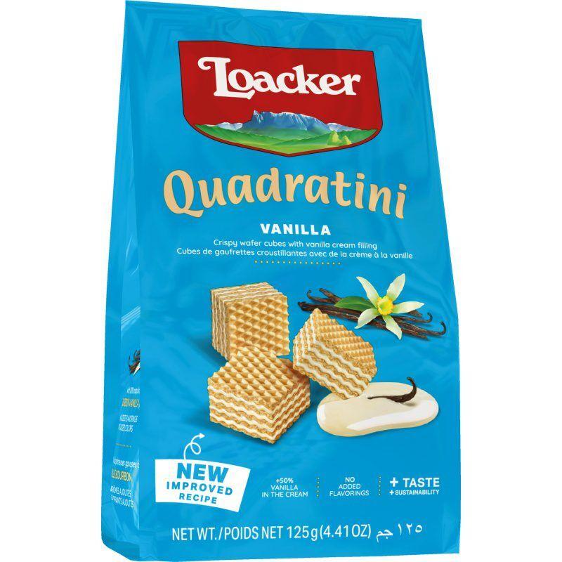 Loacker Napolitanke Quadratini vanilija, 125 g