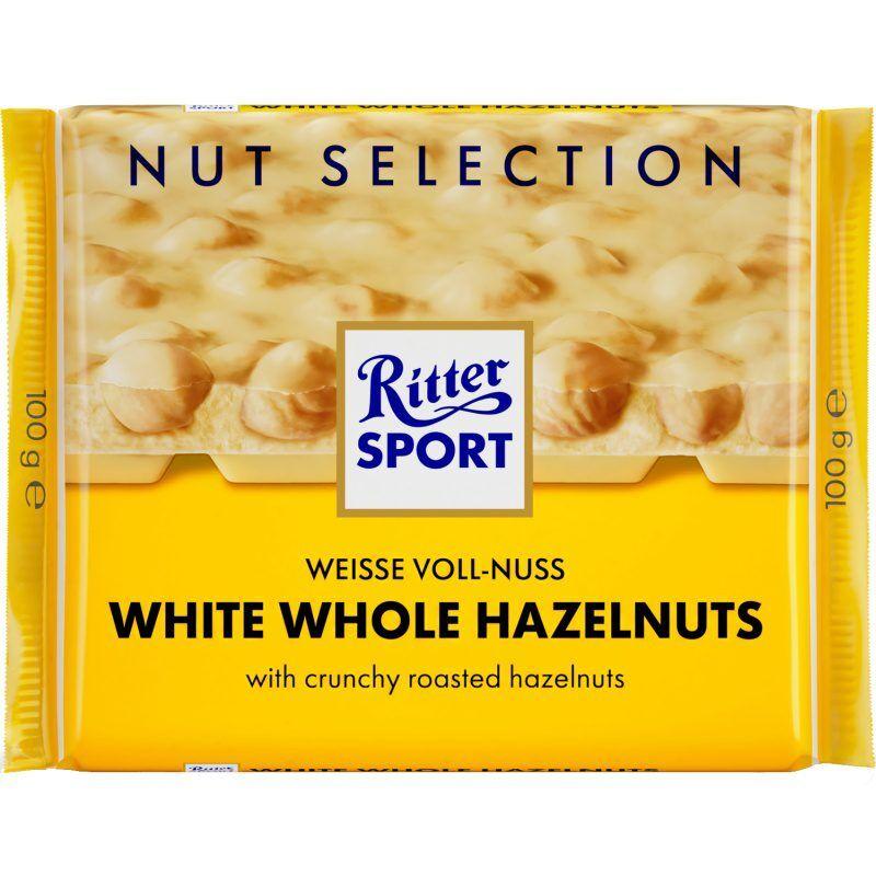Ritter Premium bijela čokolada lješnjak, 100 g