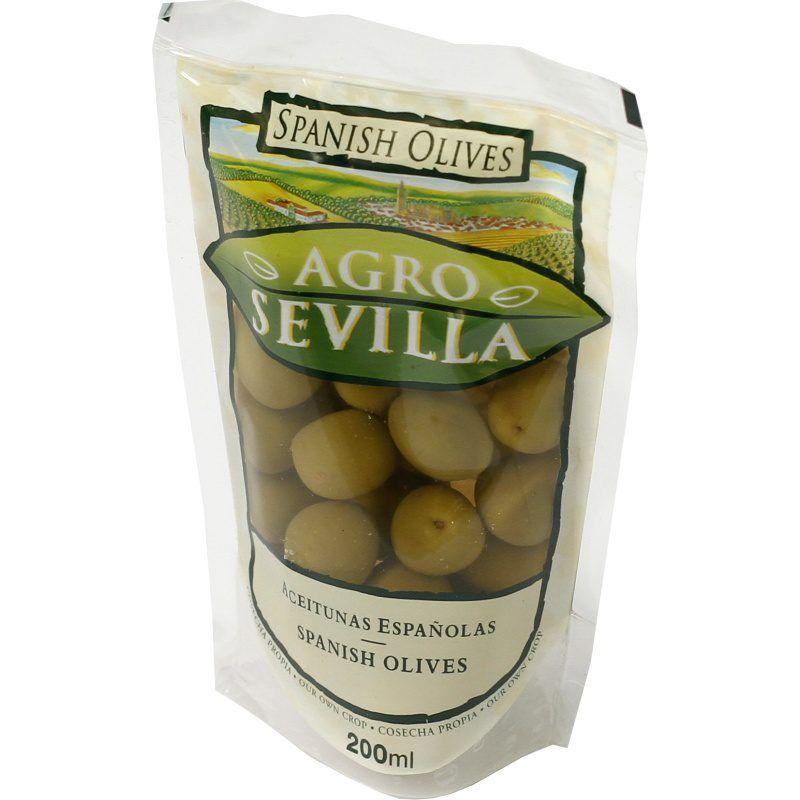 Seville Zelene masline s košticom, 200 g