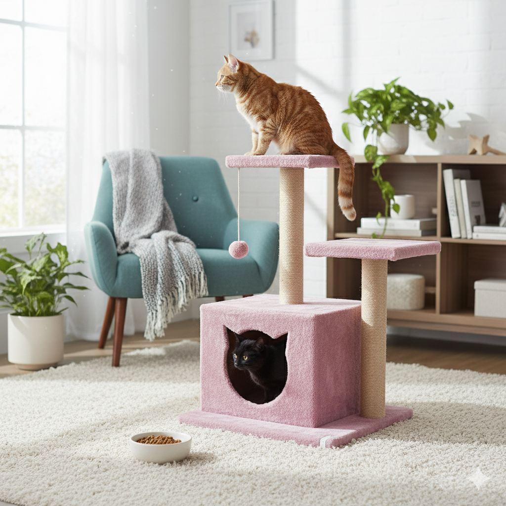 Kućica za mačke Paws & Whiskers, siva