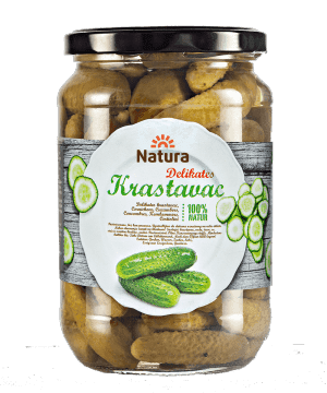 Natura Krastavci standard pikant, 2500 ml