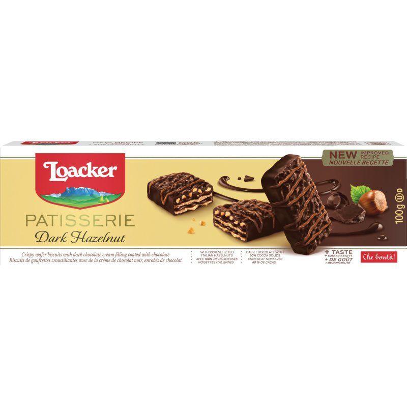 Loacker Gran Pasticceria, Dark Hazelnut, 100 g