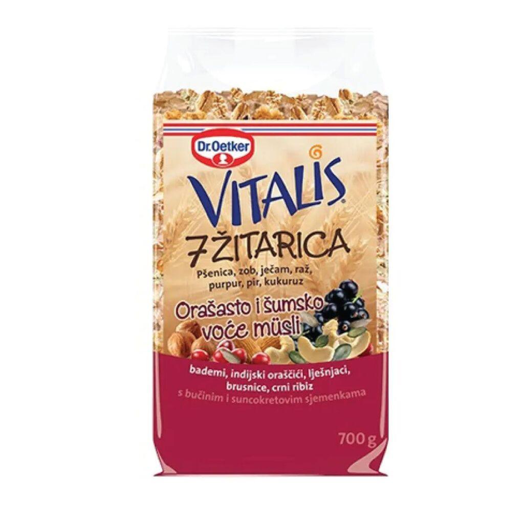 Dr. Oetker Musli, Orašasto i šumsko voće, 700 g