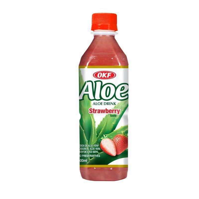 Okf Sok od aloe vere i jagode, 240 ml