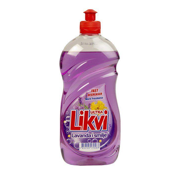 Likvi Deterdžent za suđe, Lavanda i smilje, 0.45 L