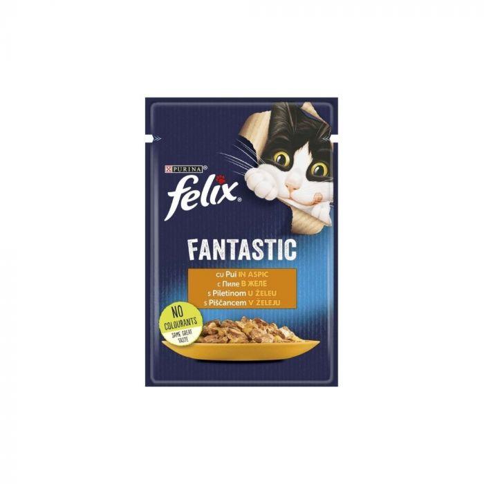 Felix Fantastic Hrana za mačke, Piletina, 85 g