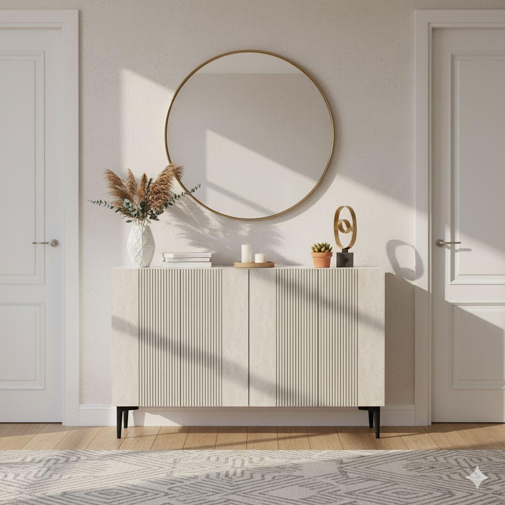 Hanah Home Komoda s ladicama, 120x75x32cm, bež