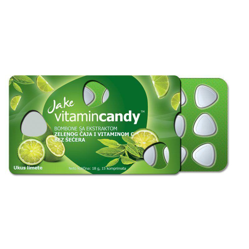 Jake Bombone vitamin candy zeleni čaj, 18 g