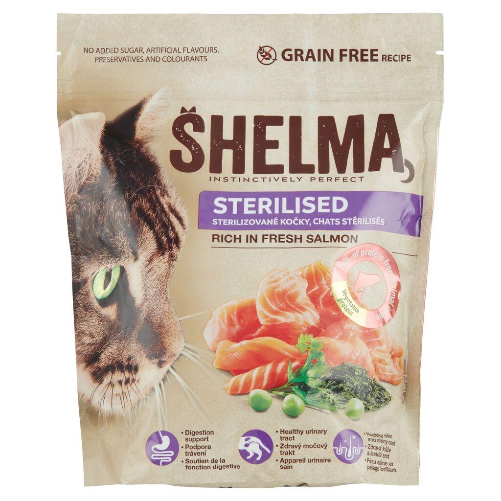 Shelma Suha hrana za mačke losos Sterile Adult, 750 g