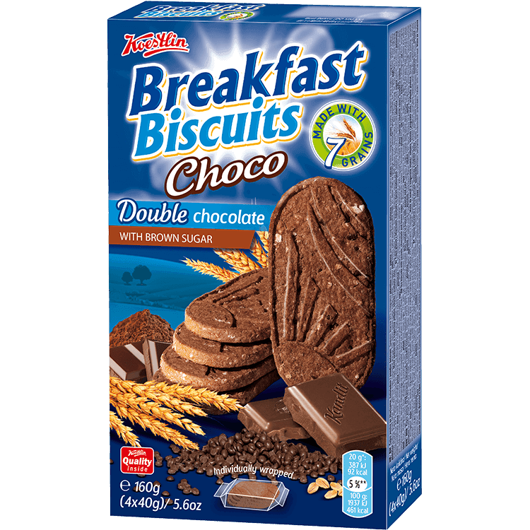 Breakfast Biscuit dvostruka čokolada, 160 g