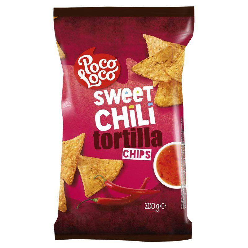 Poco Loco Chips sweet chili, 200 g