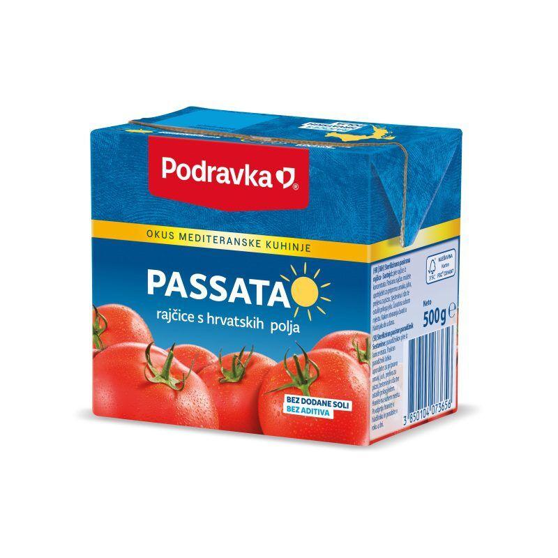 Podravka Pasirana rajčica tetrapak, 500 g