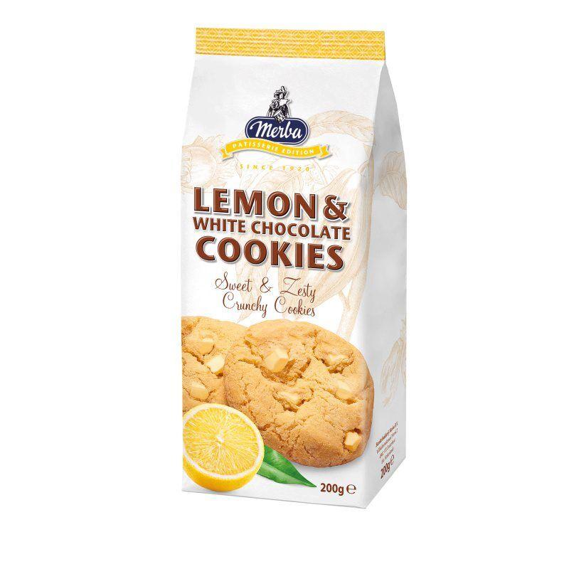 Merba Keks bijela čokolada i limun, 200 g