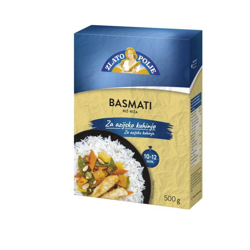 Zlatno Polje  Riža, Basmati, 500 g
