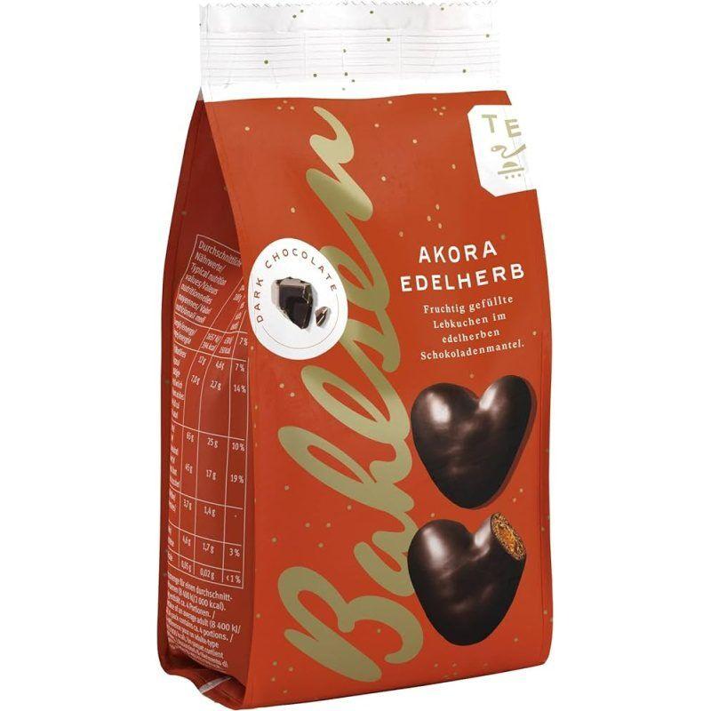 Bahlsen Medeno srce s tamnom čokoladom, 150 g