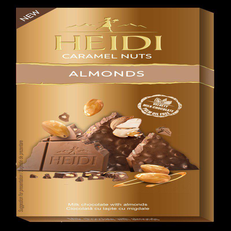 Heidi Caramel nuts badem, 80 g