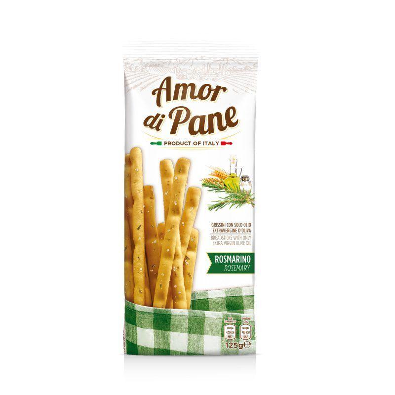 Amor Di Pane Grisini ružmarin, 125 g